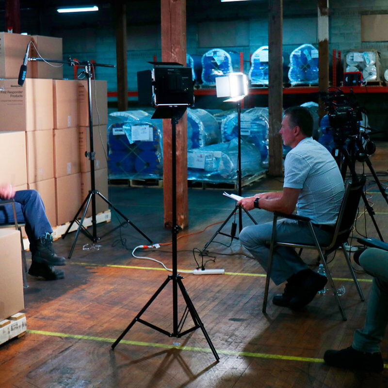 Vidéo d'un employé d'AirBoss