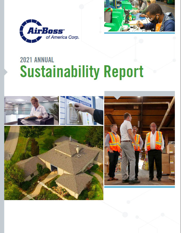 Couverture du rapport ESG d'AirBoss